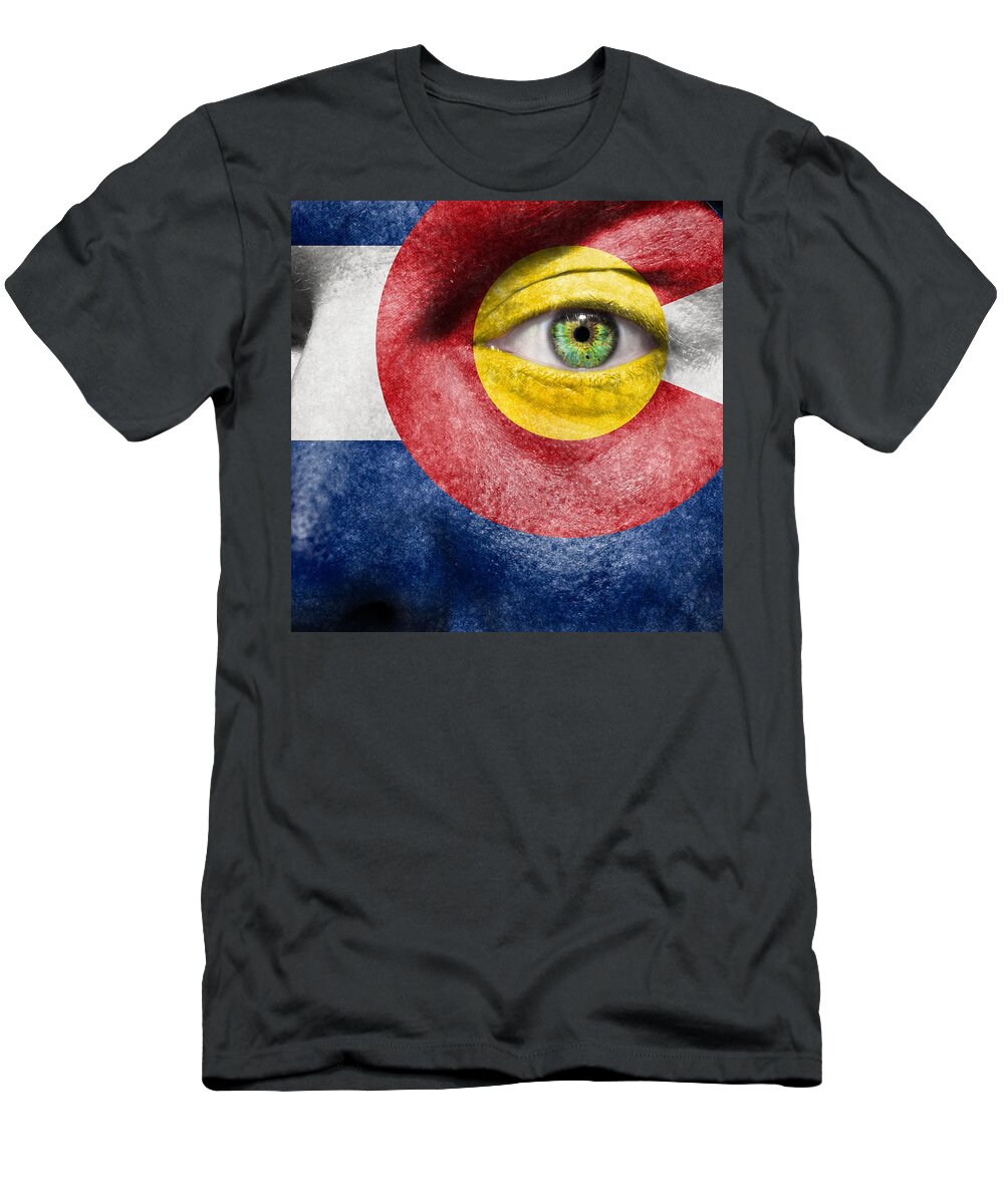 Art T-Shirt featuring the photograph Go Colorado by Semmick Photo