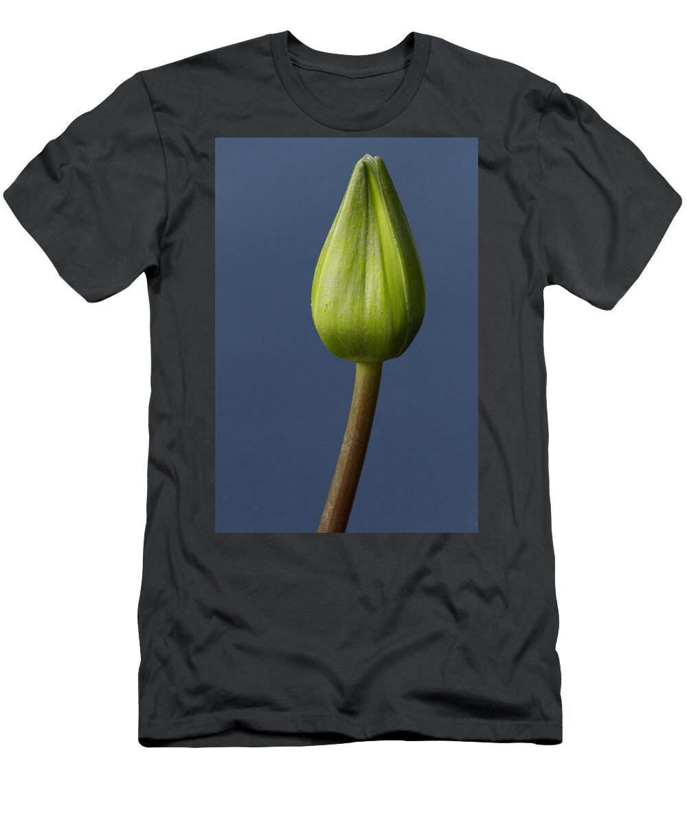 Water Lily T-Shirt featuring the photograph Great Expectations by Carrie Cranwill