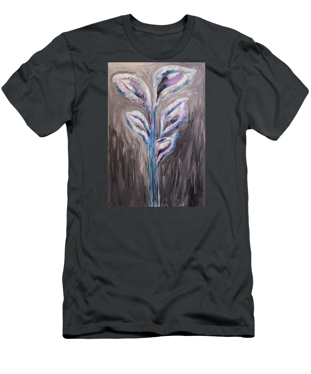 2011 T-Shirt featuring the painting Greyer than Seattle by Will Felix