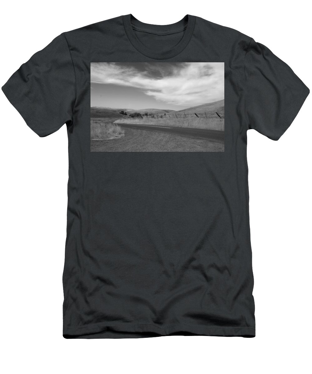 Landscape T-Shirt featuring the photograph Heading inland by Kathleen Grace