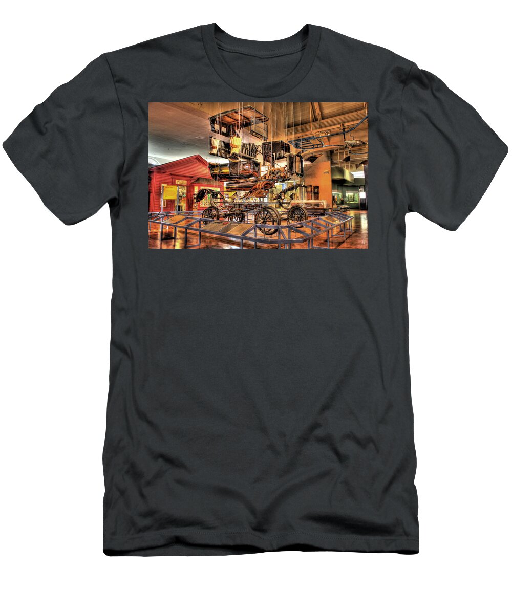  T-Shirt featuring the photograph Henry Ford Museum Display Dearborn MI by Nicholas Grunas