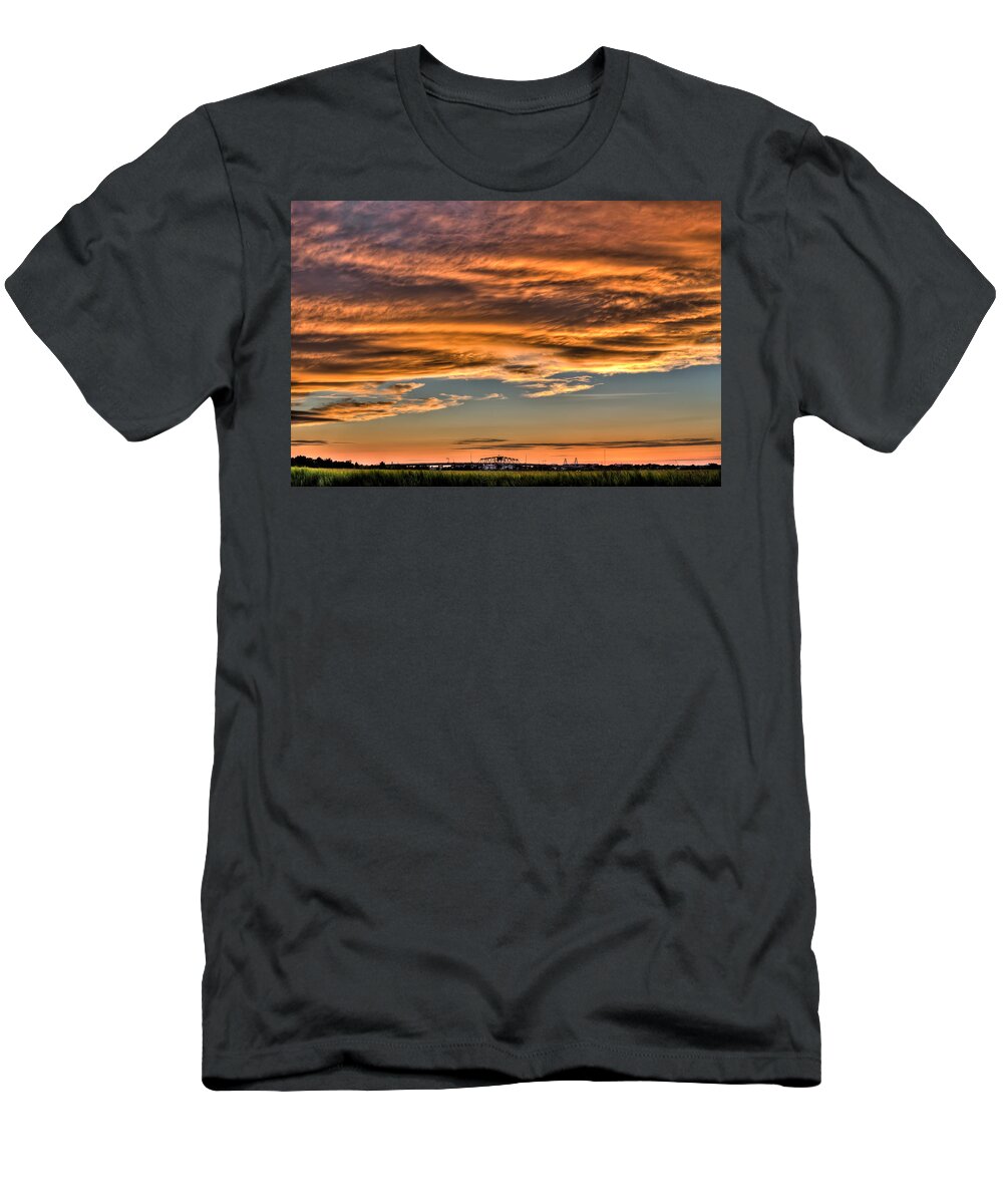 Charleston T-Shirt featuring the photograph High Pressure Dominating by Andrew Crispi
