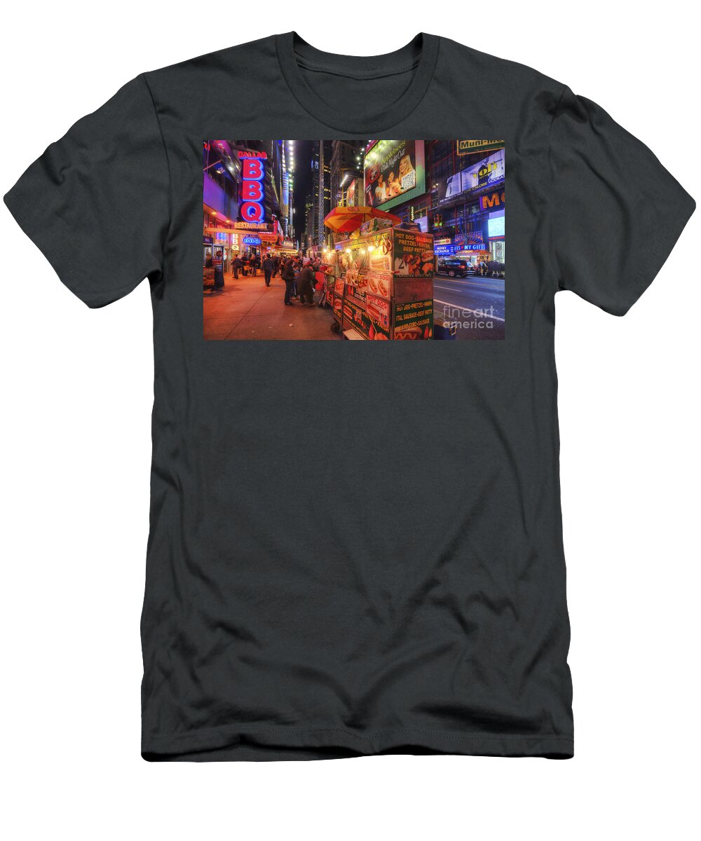 Art T-Shirt featuring the photograph Hotdog Stands by Yhun Suarez