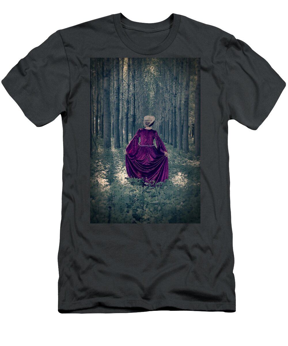 Female T-Shirt featuring the photograph In The Woods by Joana Kruse