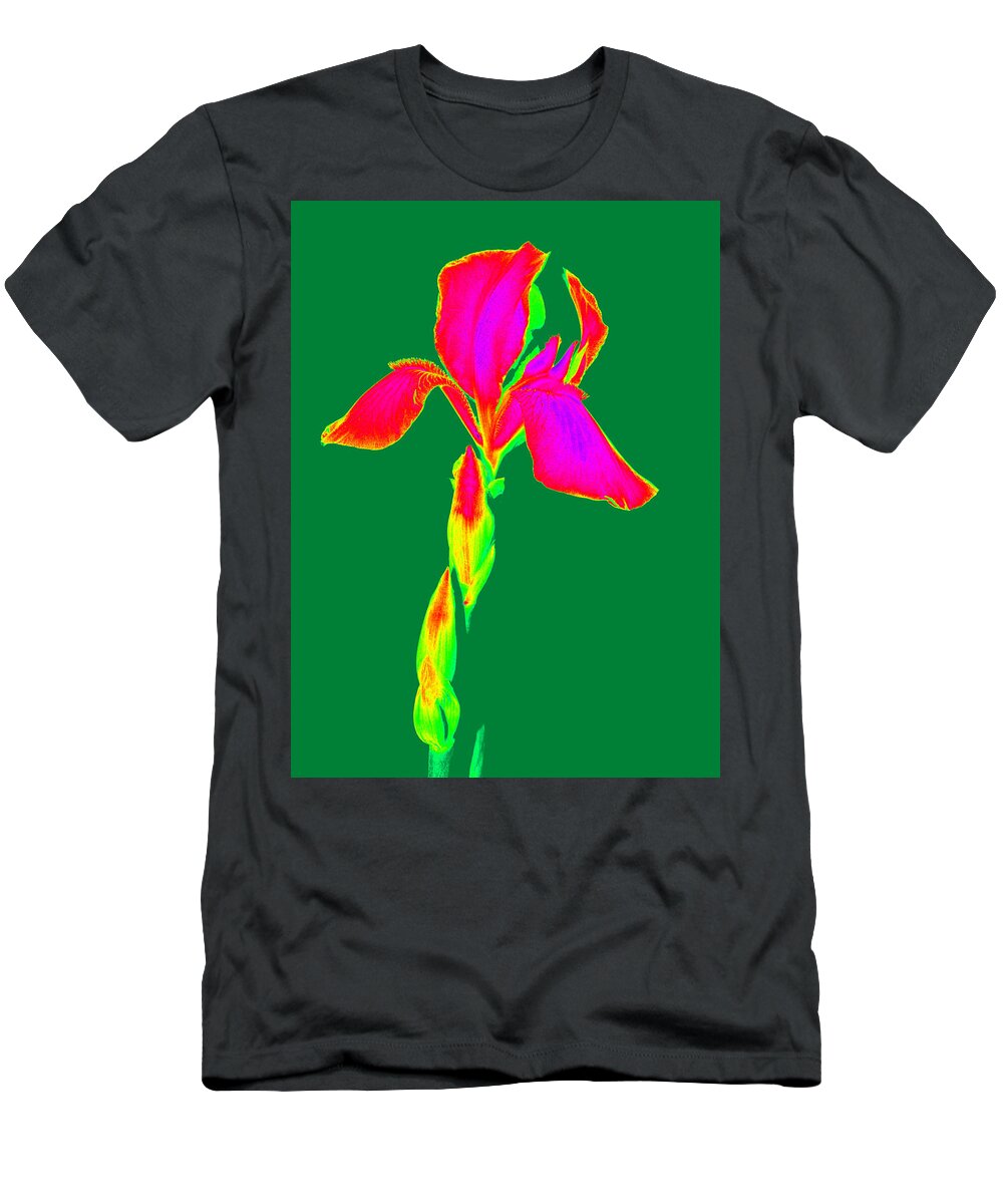 Computer Generated Photo T-Shirt featuring the photograph Intensified Colors by Kim Galluzzo