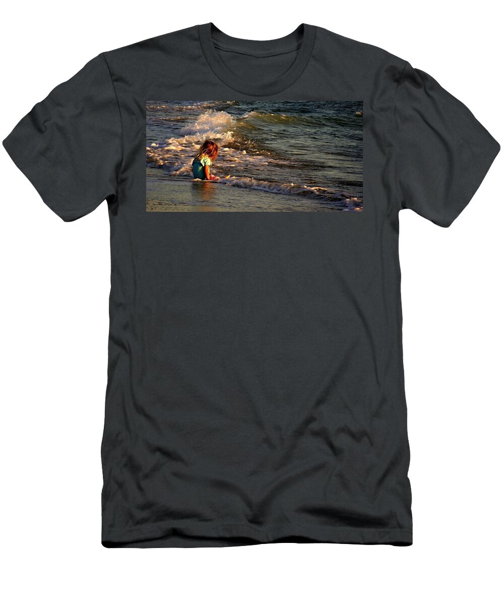 Little Girl T-Shirt featuring the photograph Joy by Marysue Ryan