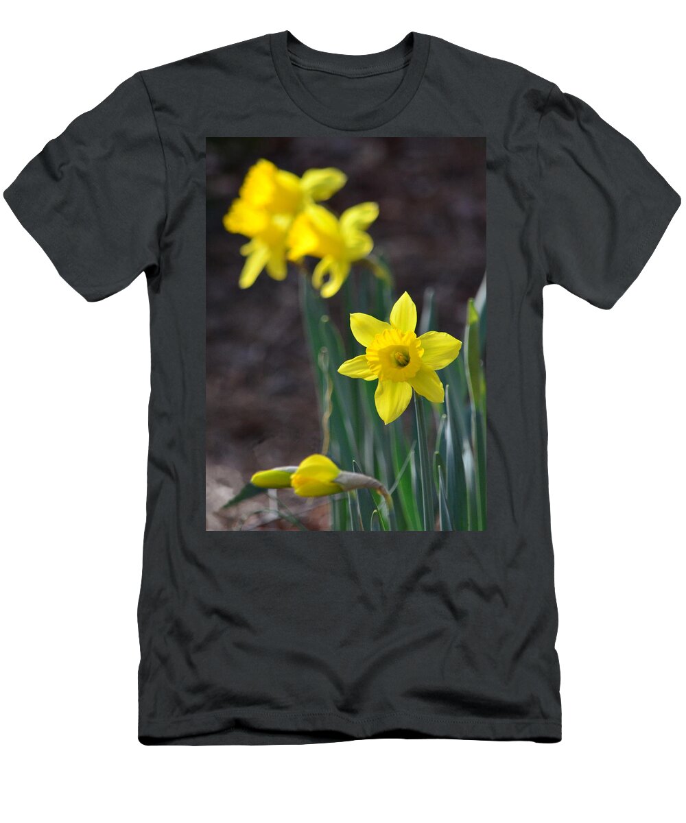 Daffodil T-Shirt featuring the photograph Just Have To Be Different by Sandi OReilly