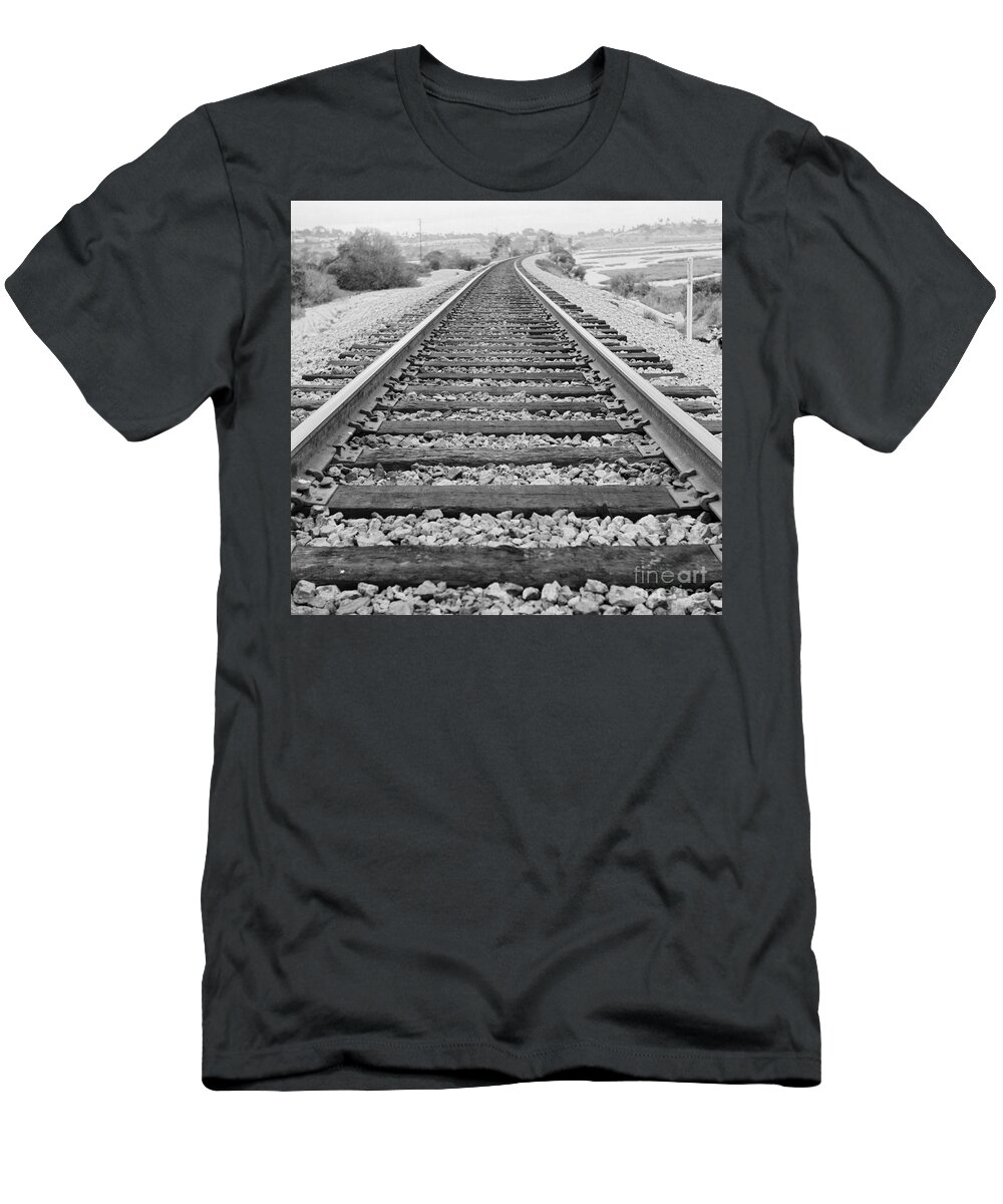 Railroad T-Shirt featuring the photograph Knighton078 by Daniel Knighton