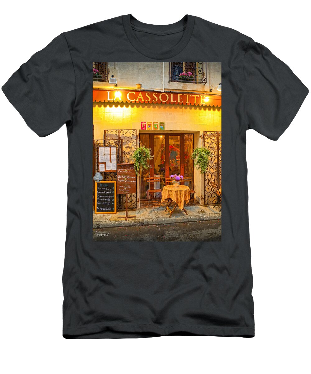 St. T-Shirt featuring the photograph La Cassolette St Remy de Provence by Fred J Lord