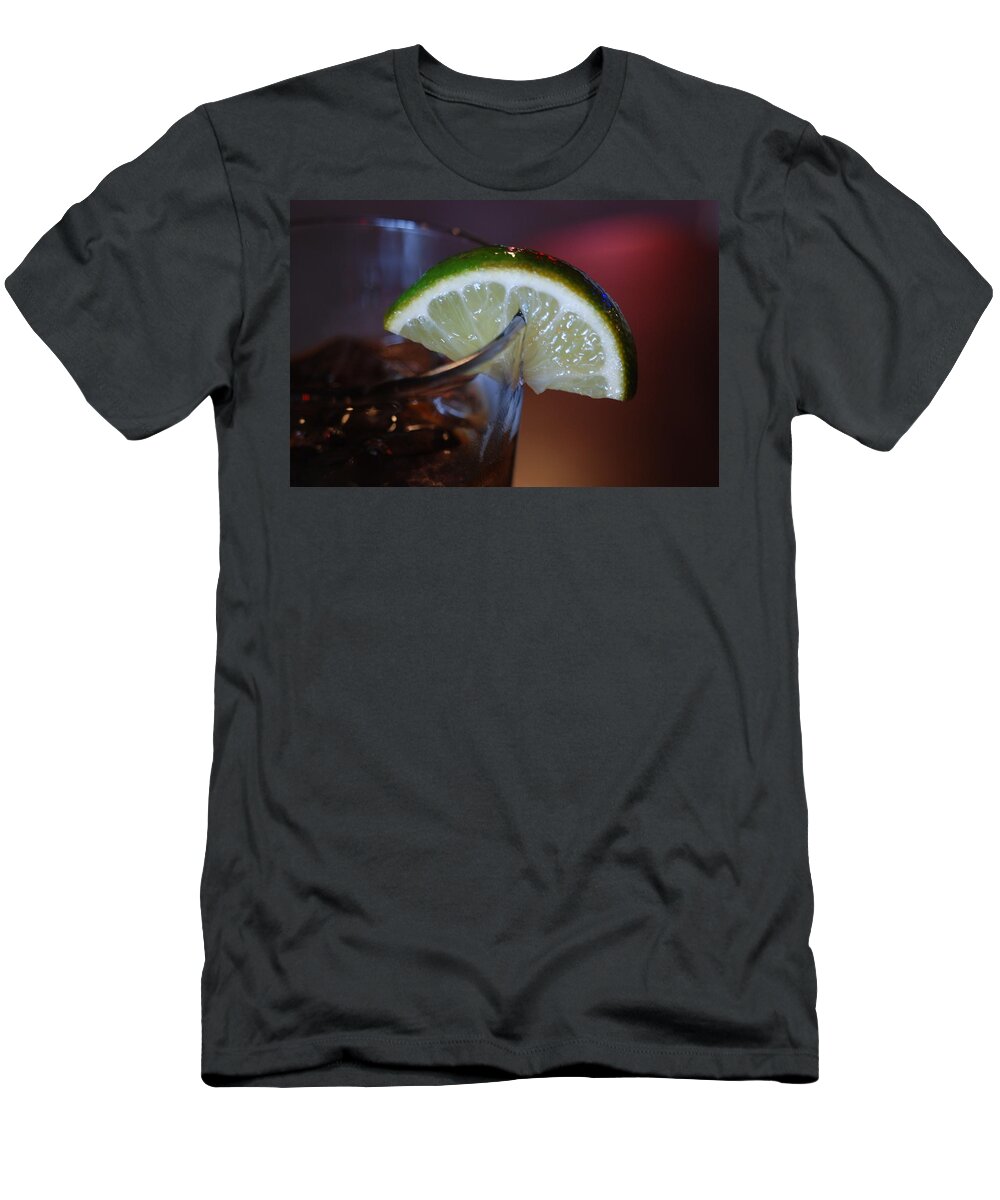 Lime T-Shirt featuring the photograph Lime Time by Michael Merry