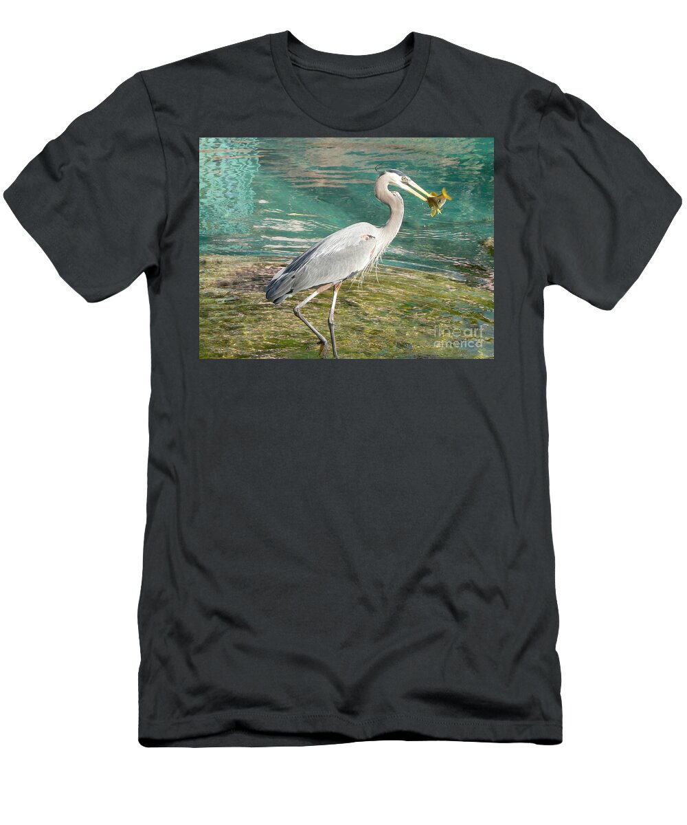 Great T-Shirt featuring the photograph Lunchtime by Laurel Best