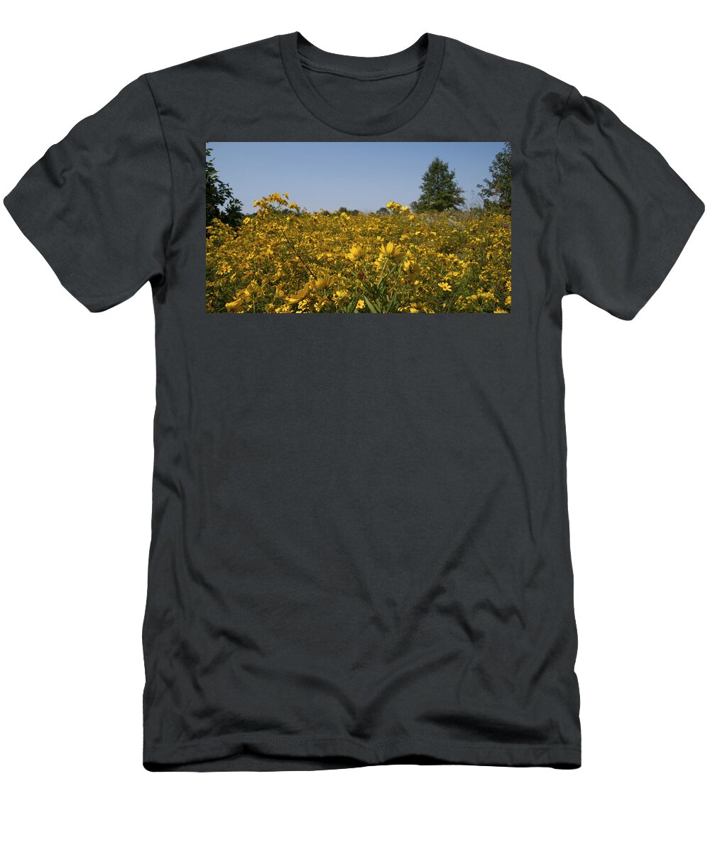 Landscape T-Shirt featuring the photograph Meadow at Terapin Park by Charles Kraus