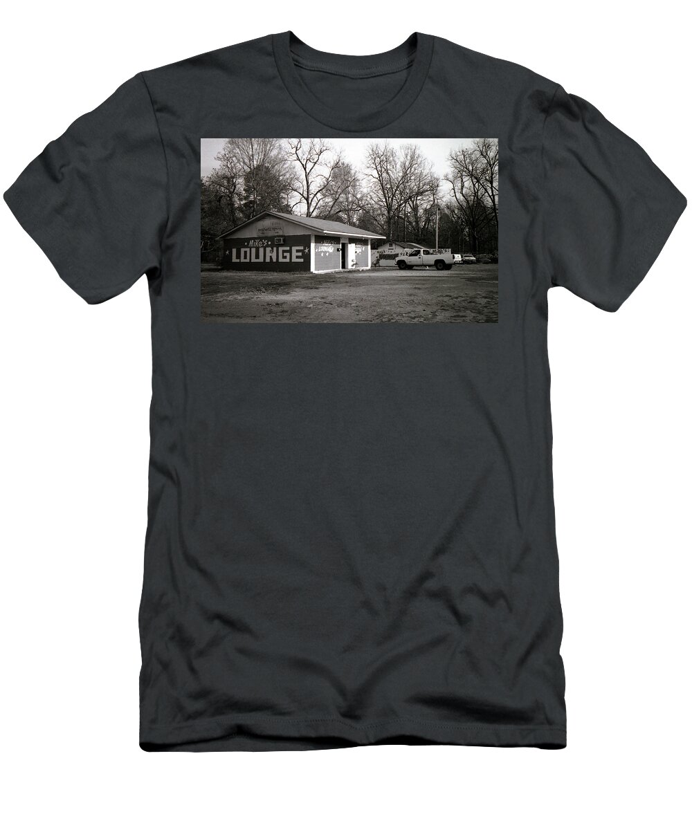 Louisiana T-Shirt featuring the photograph Mike's Lounge by Doug Duffey