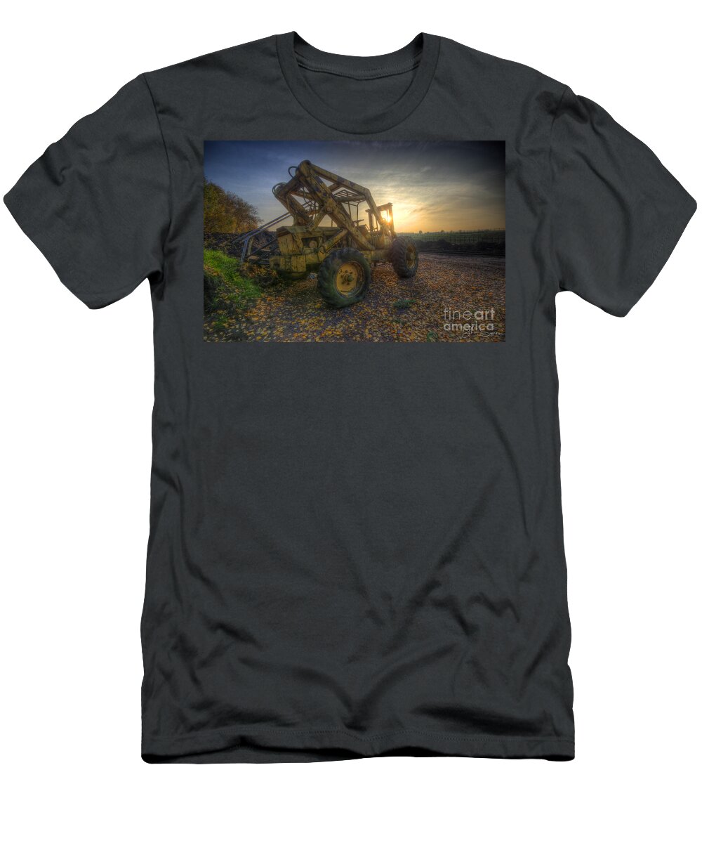 Art T-Shirt featuring the photograph Oldskool Forklift by Yhun Suarez