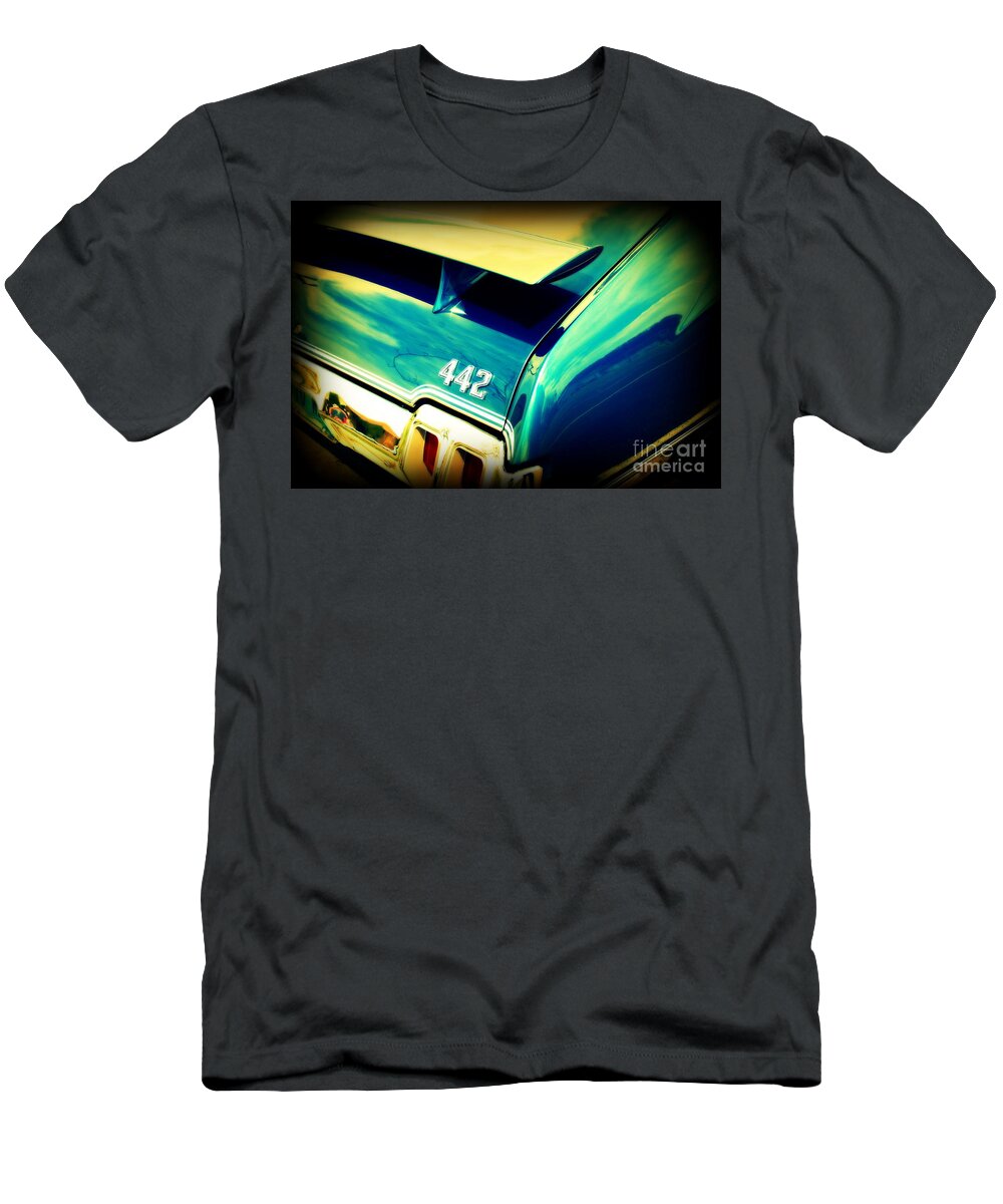 Oldsmobile 442 T-Shirt featuring the photograph Oldsmobile 442 by Susanne Van Hulst