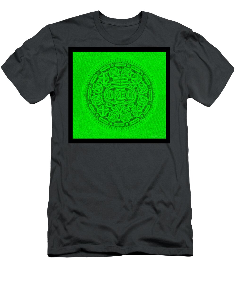 Oreo T-Shirt featuring the photograph OREO in GREEN by Rob Hans