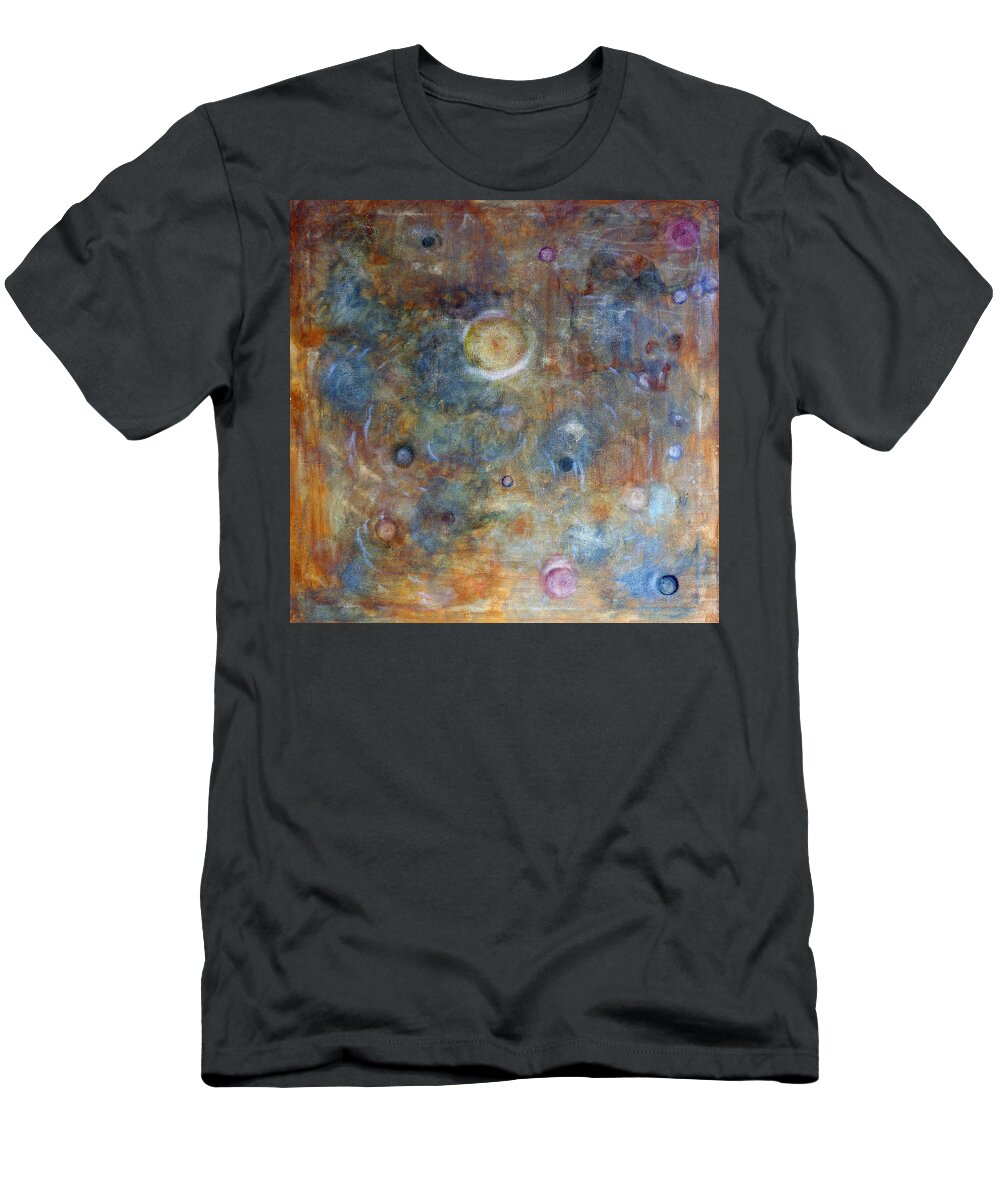 Abstract T-Shirt featuring the painting Outer Limits by Tom Roderick