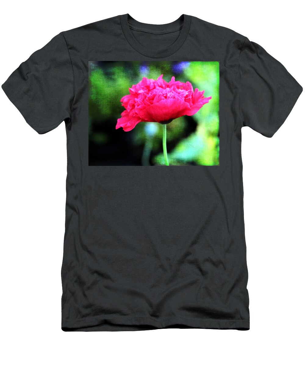 Poppy T-Shirt featuring the photograph Poppy by Judi Bagwell