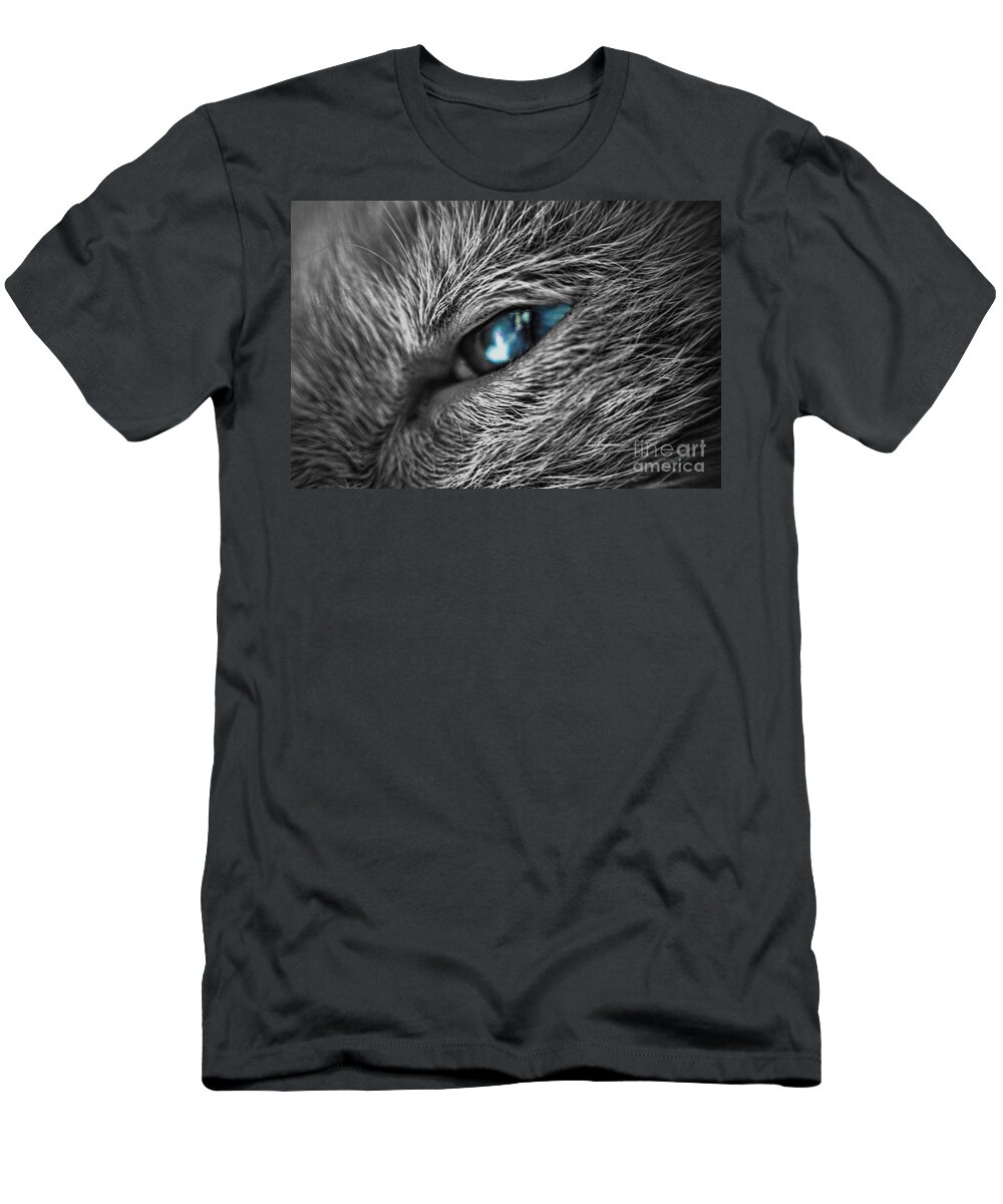 Yhun Suarez T-Shirt featuring the photograph Raging Blue by Yhun Suarez