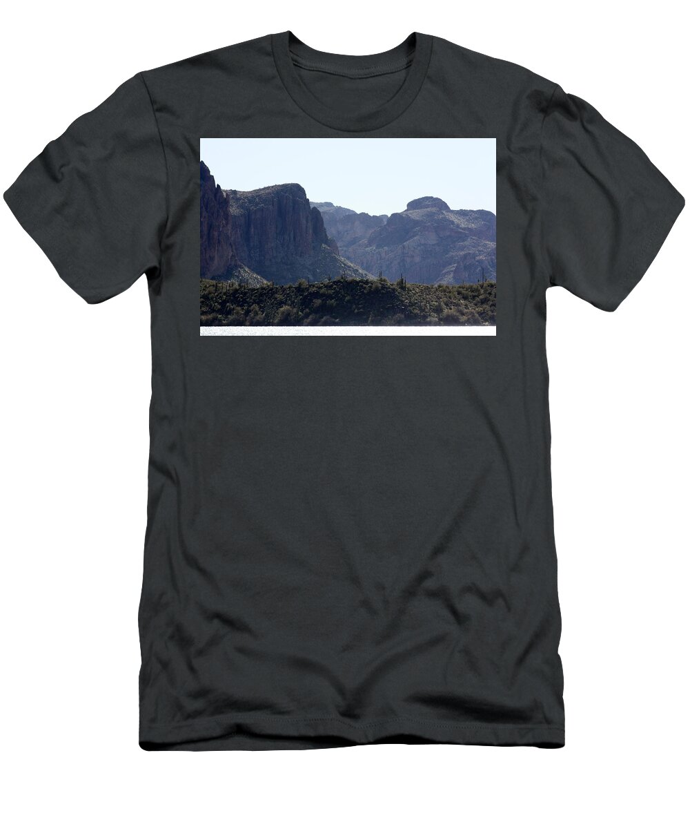 Sagouro T-Shirt featuring the photograph Sagouro Lake Arizona by Kim Galluzzo Wozniak