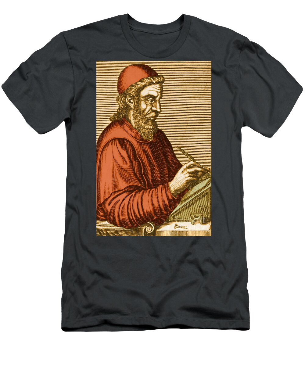 Historical T-Shirt featuring the photograph Saint Bede The Venerable by Science Source