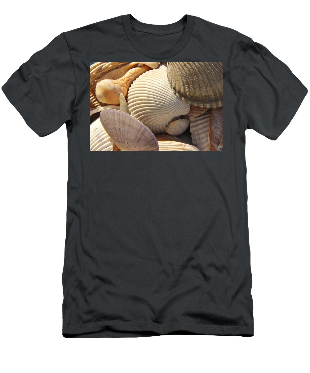 Sea Shells T-Shirt featuring the photograph Shells 1 by Mike McGlothlen