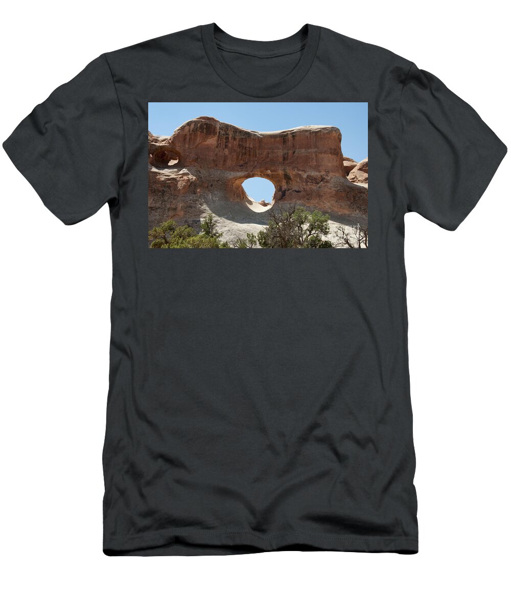 Skyline Arch T-Shirt featuring the photograph Skyline by David Arment