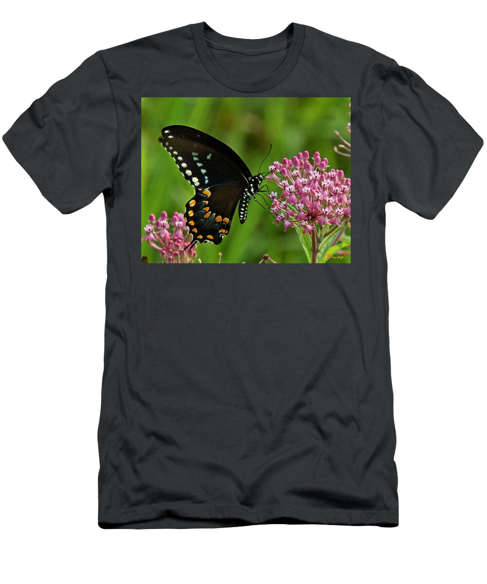 Nature T-Shirt featuring the photograph Spicebush Swallowtail DIN039 by Gerry Gantt