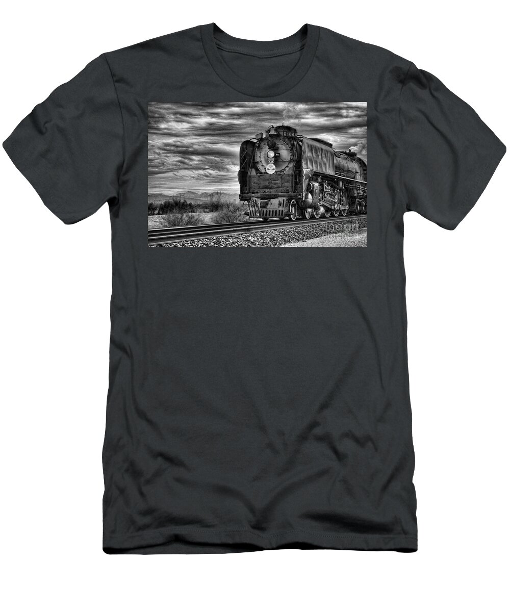 Fine Art Photography T-Shirt featuring the photograph Steam Train No 844 - IV by Donna Greene