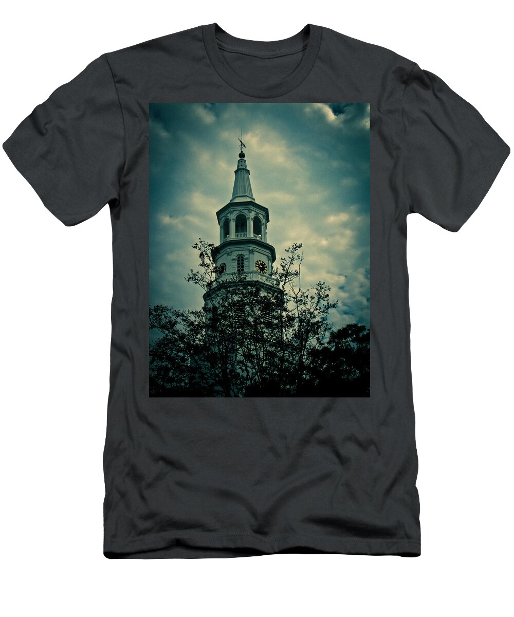 Charleston T-Shirt featuring the photograph Steeple by Jessica Brawley