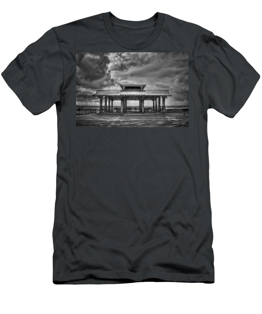 Brighton T-Shirt featuring the photograph Storm Before The Calm by Evelina Kremsdorf