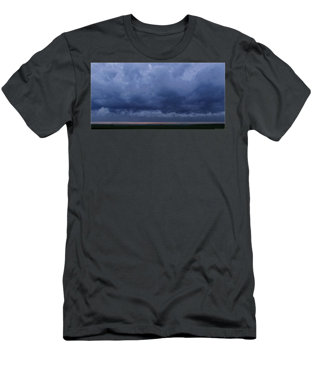  T-Shirt featuring the photograph Stormy Morning by Debbie Portwood