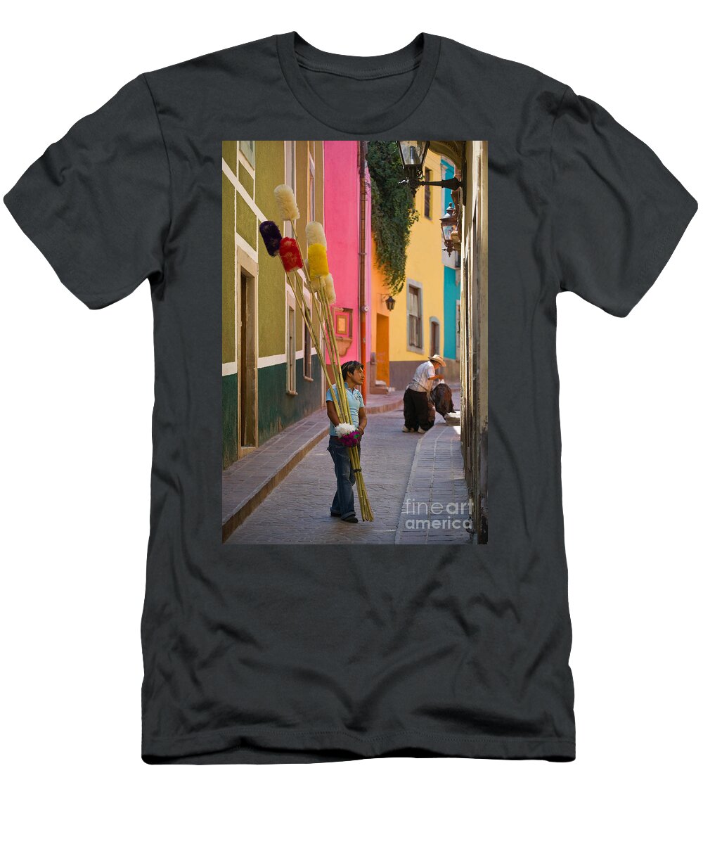 Craig Lovell T-Shirt featuring the photograph Streets of Guanajuato by Craig Lovell