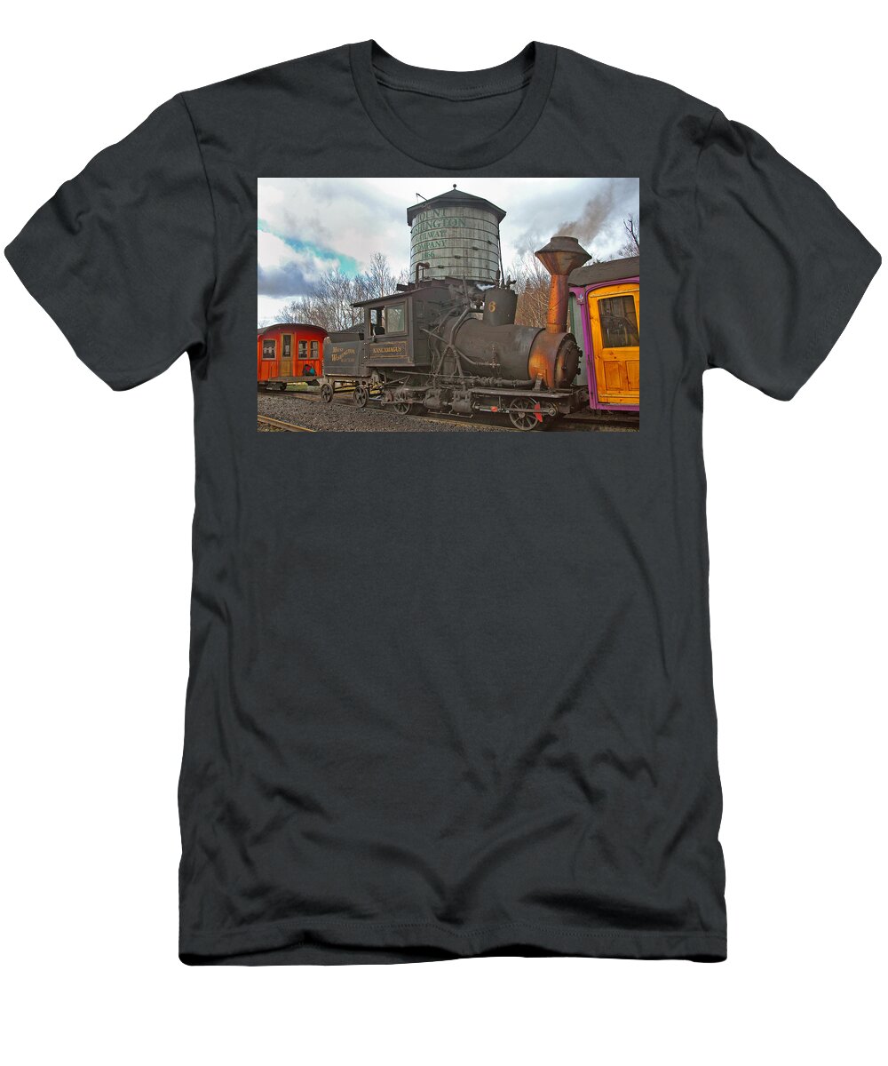 Train T-Shirt featuring the photograph The Cog 2 by Joann Vitali