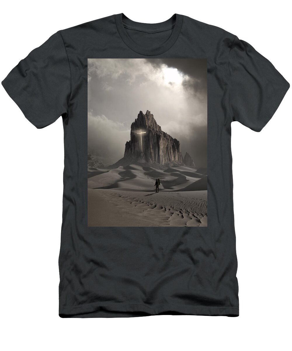 Conceptual T-Shirt featuring the photograph The Drifter by Keith Kapple