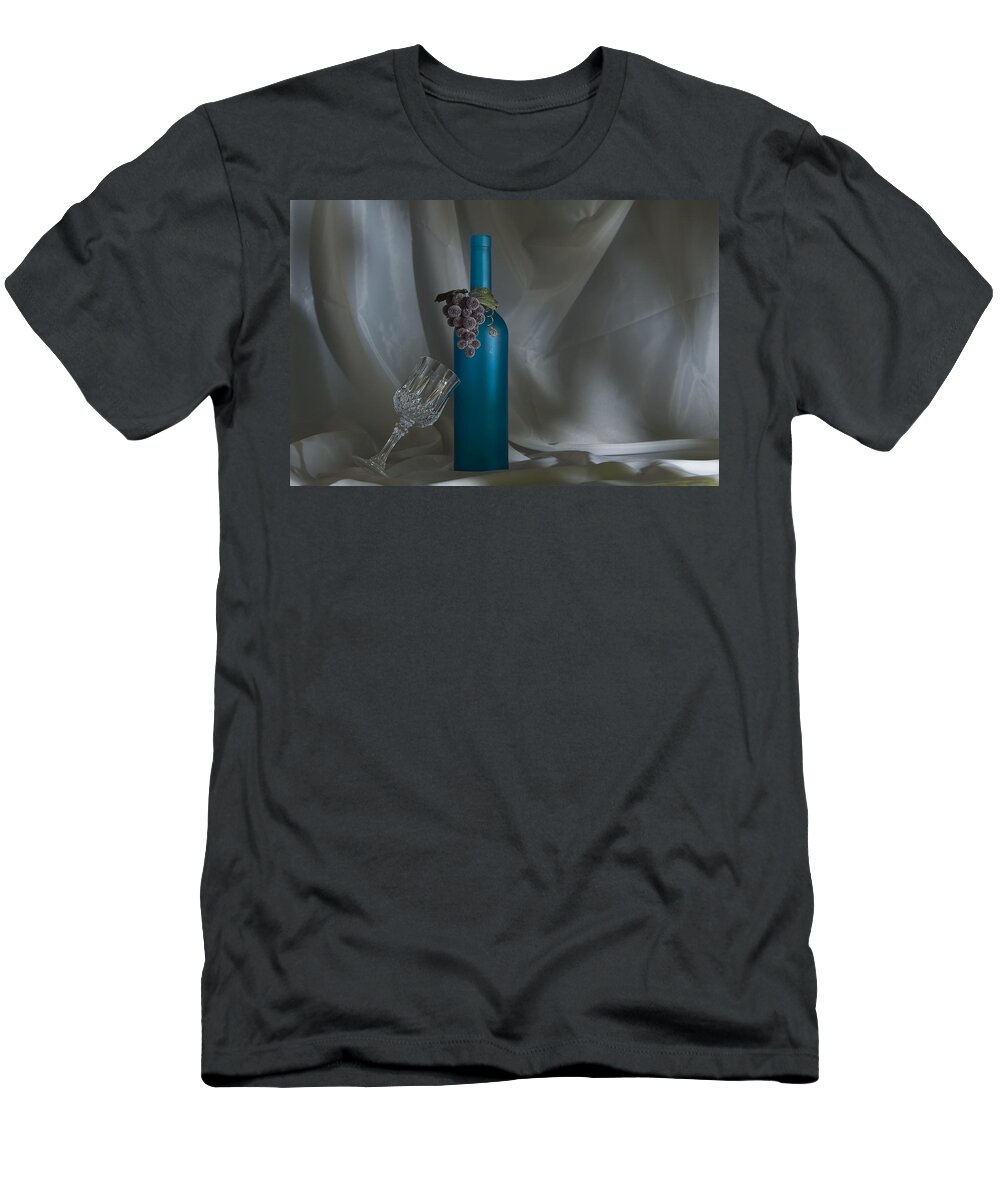 Wine Bottle T-Shirt featuring the photograph The morning after by Steven Richardson