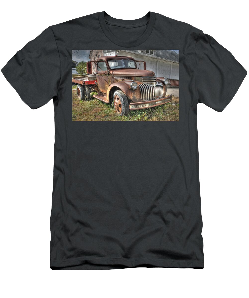 Old T-Shirt featuring the photograph Tough Old Workhorse by J Laughlin