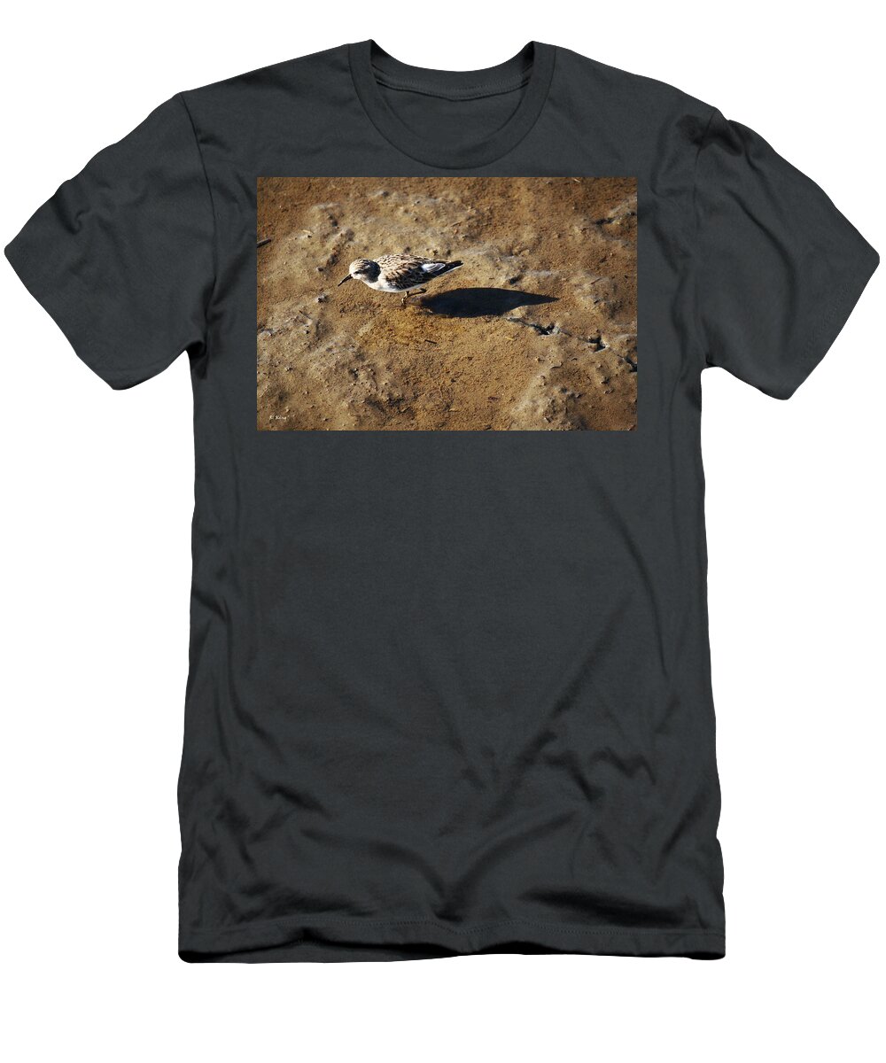 Roena King T-Shirt featuring the photograph Tracks In The Mud by Roena King