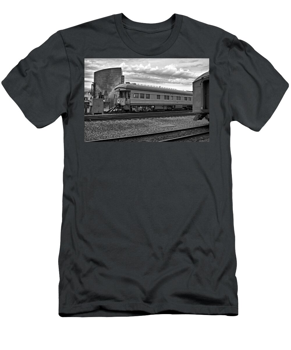 Train T-Shirt featuring the photograph Train by Randy Wehner
