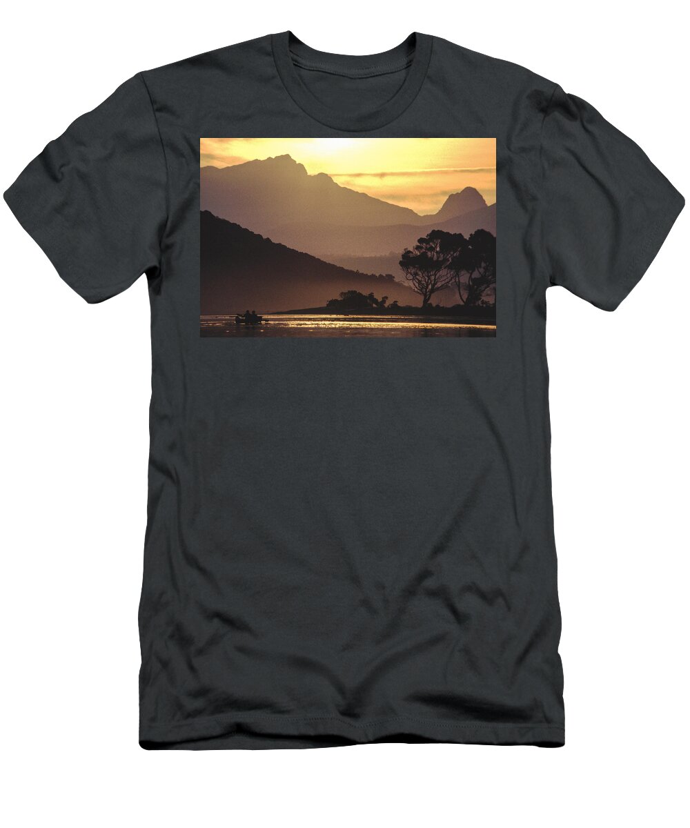 Sunset T-Shirt featuring the photograph Tranquility by Alistair Lyne