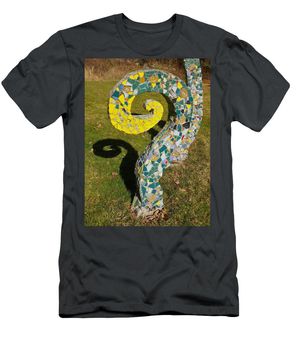 Broken T-Shirt featuring the photograph Underground Octopus by Anna Ruzsan