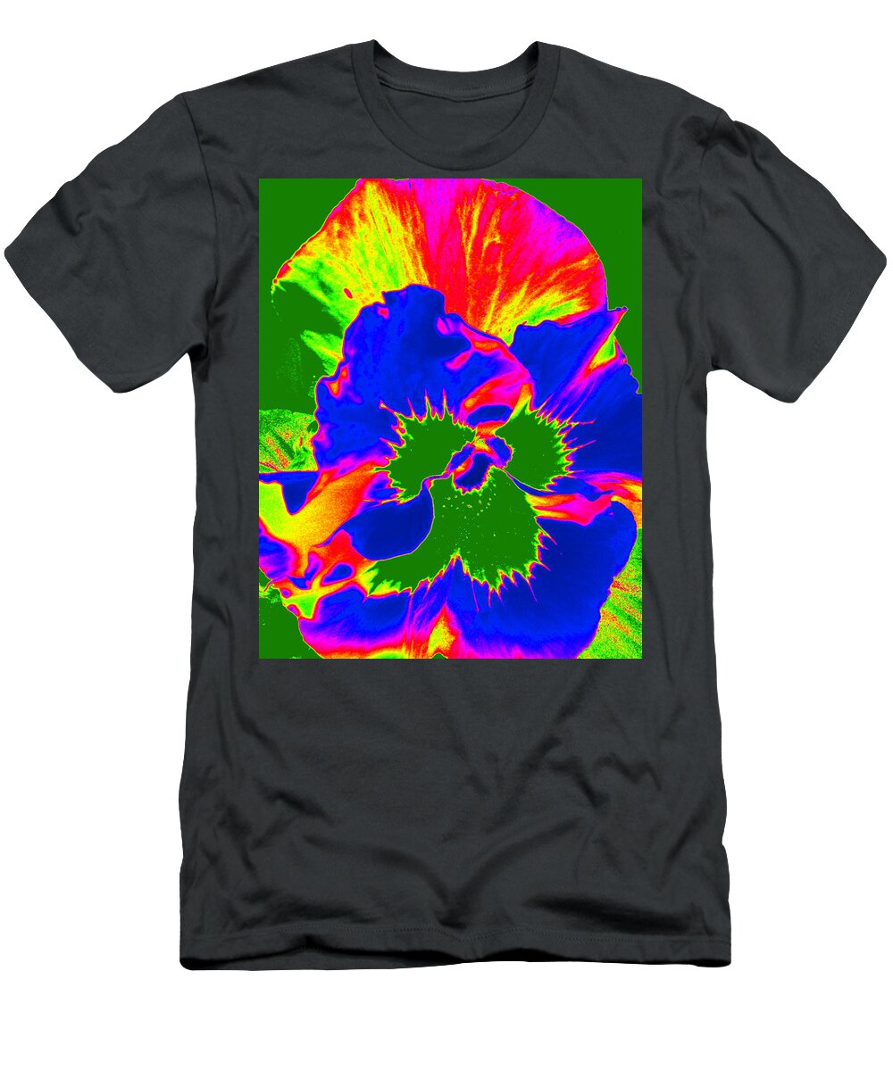 Abstract Photography T-Shirt featuring the photograph Vibrancy by Kim Galluzzo