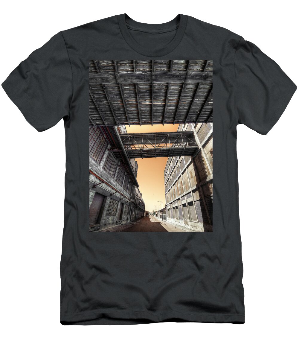 Woolstores T-Shirt featuring the photograph Woolstores by Wayne Sherriff