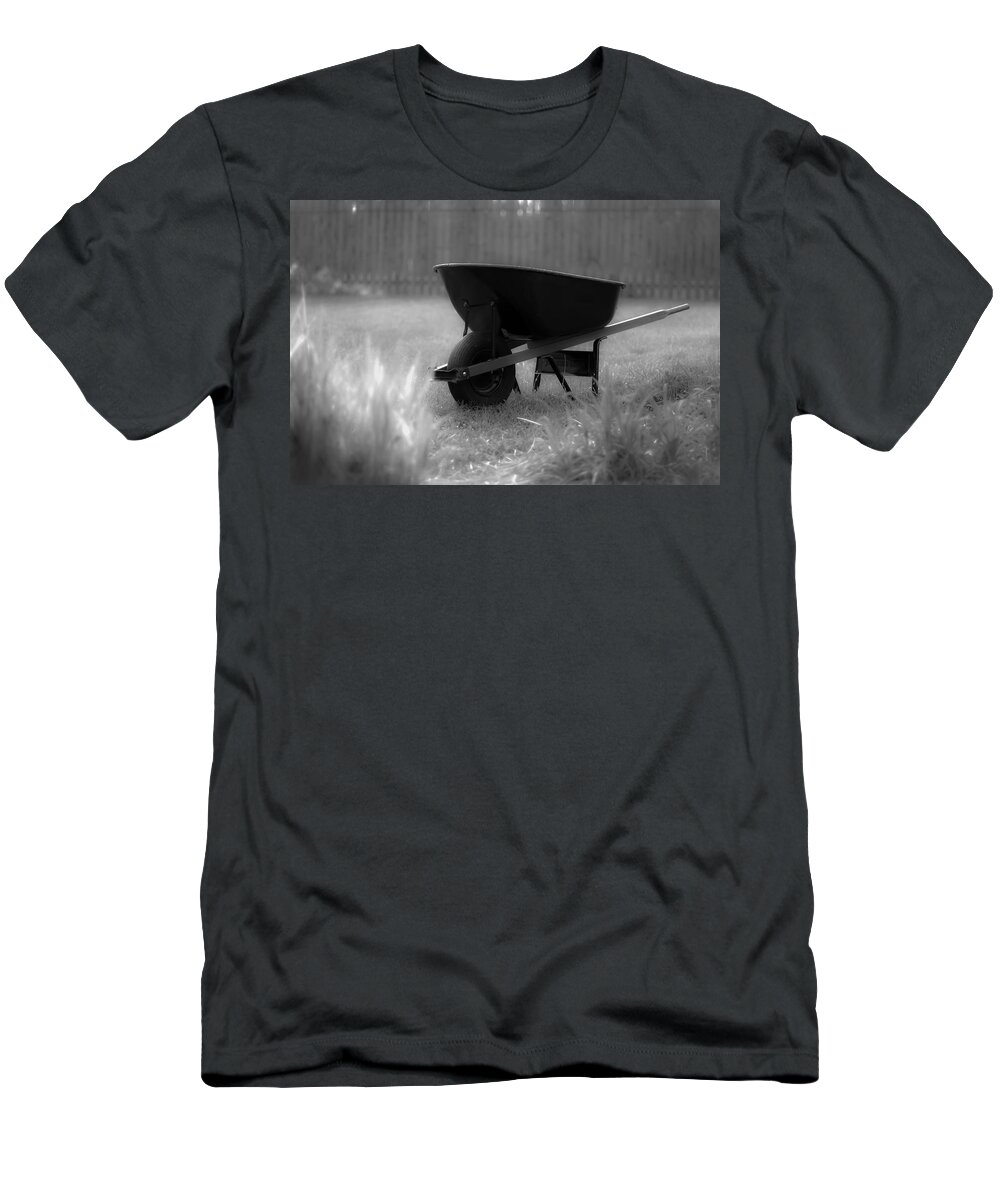 Spring T-Shirt featuring the photograph Yardwork by Lori Coleman