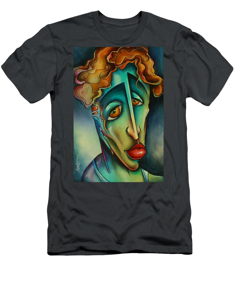 Urban T-Shirt featuring the painting ' Image ' by Michael Lang