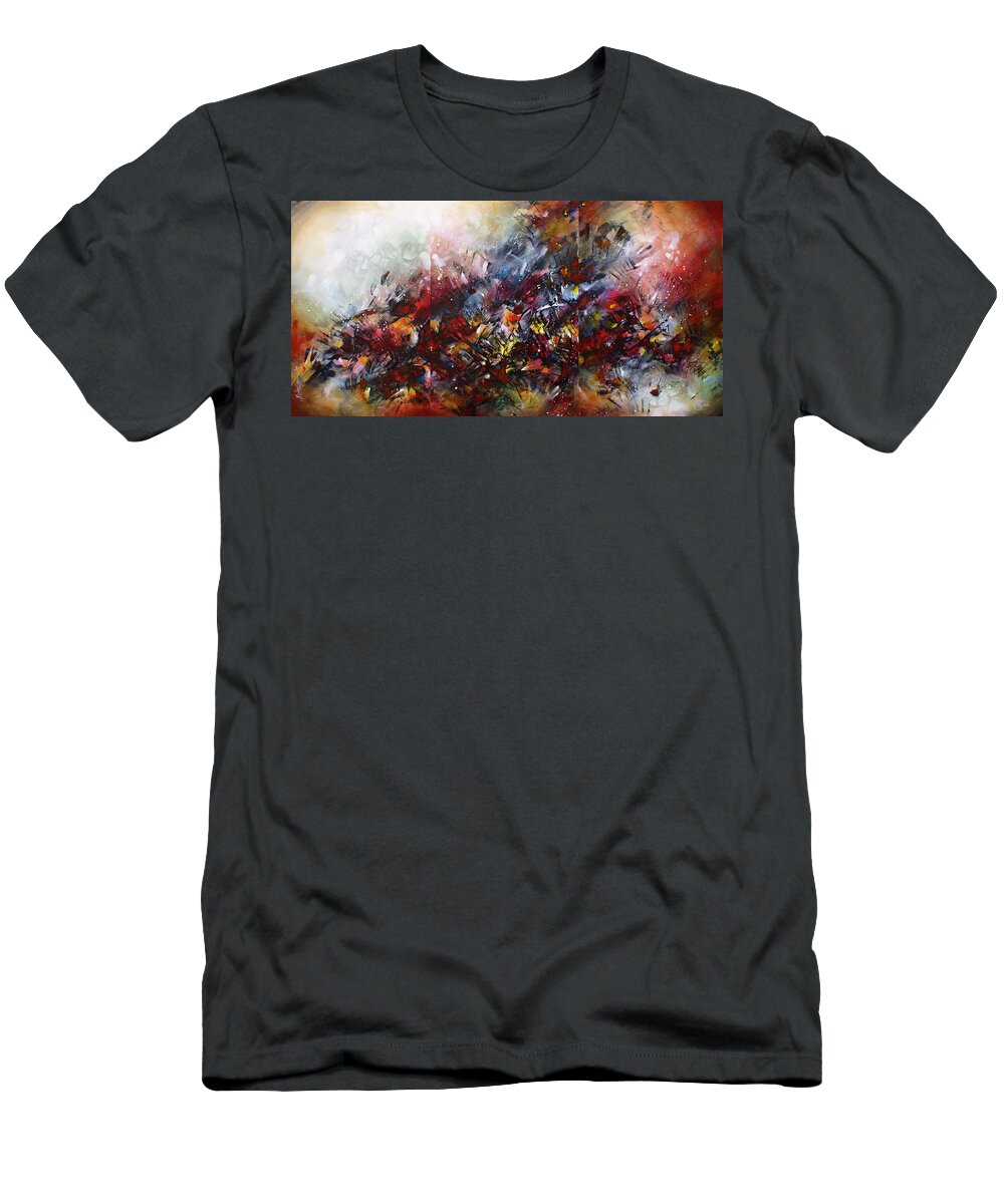 Abstract T-Shirt featuring the painting ' Catastrophe ' by Michael Lang