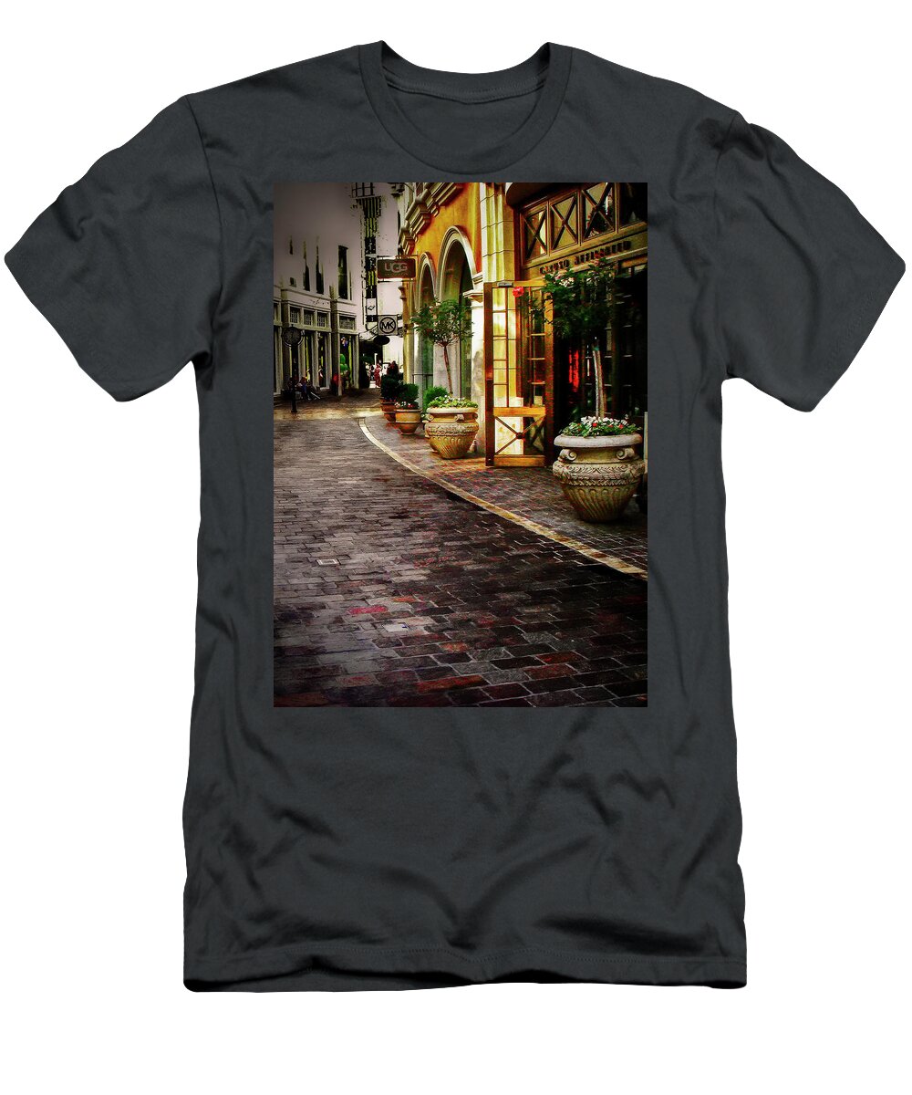 Shopping Center T-Shirt featuring the photograph $$$$$$$ by Joseph Hollingsworth