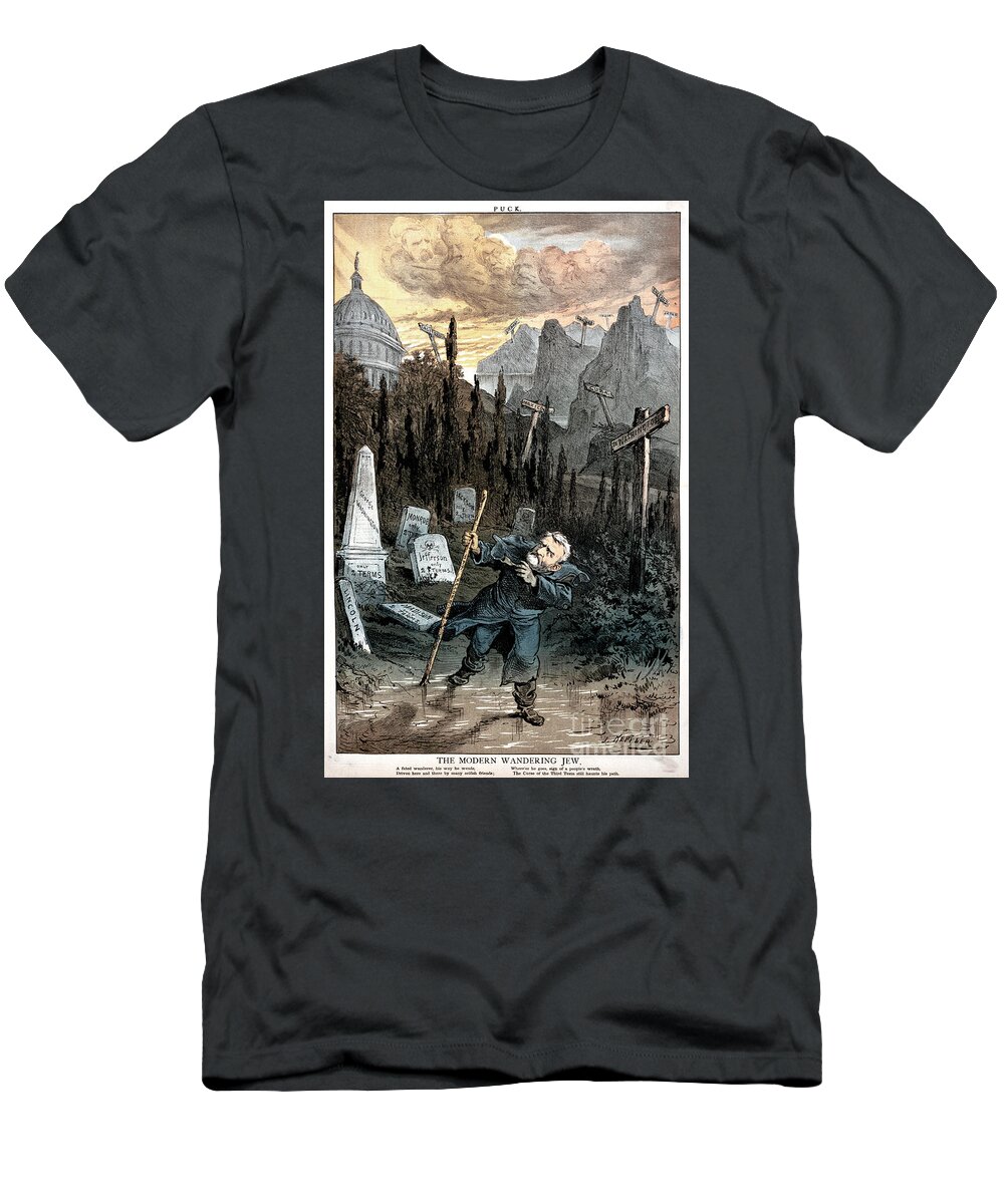 1880 T-Shirt featuring the painting Grant Cartoon, 1880 #0077258 by Granger