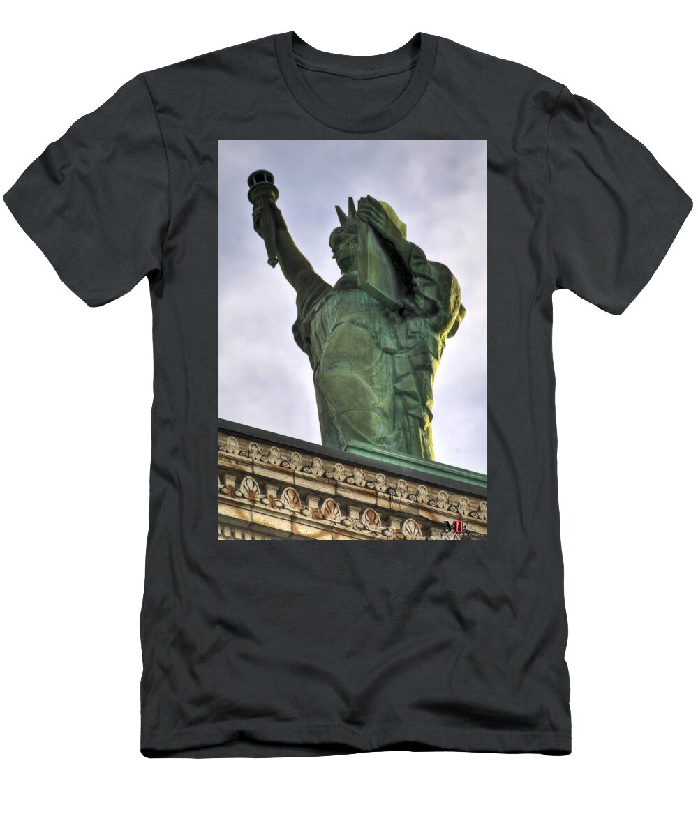 Buffalo T-Shirt featuring the photograph 01 Liberty Building by Michael Frank Jr