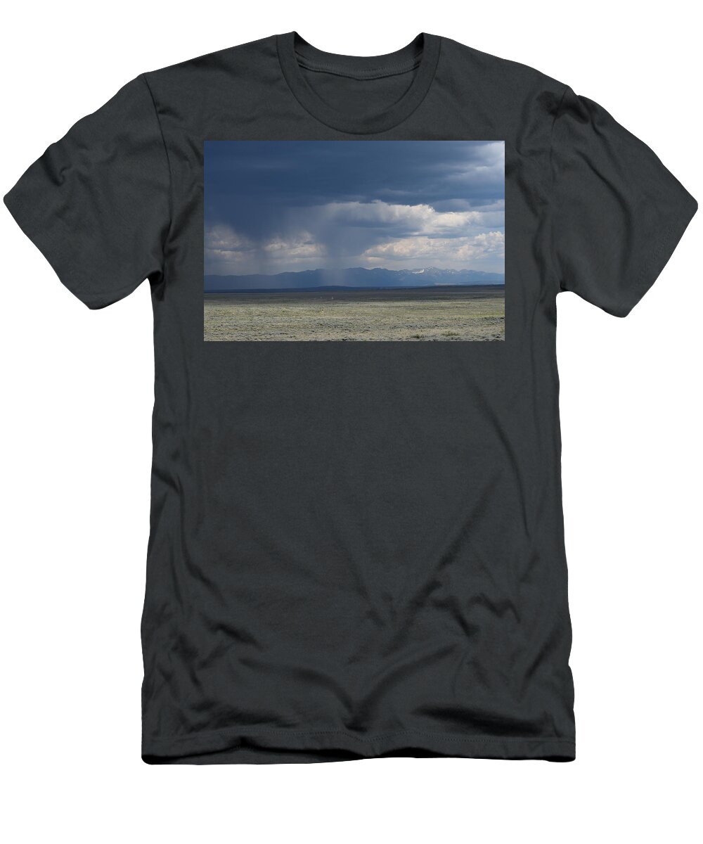 Clouds T-Shirt featuring the photograph Storm Lake John SWA Walden CO by Margarethe Binkley